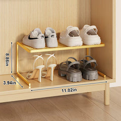 Premium Iron Shoe Shelf Organizer
