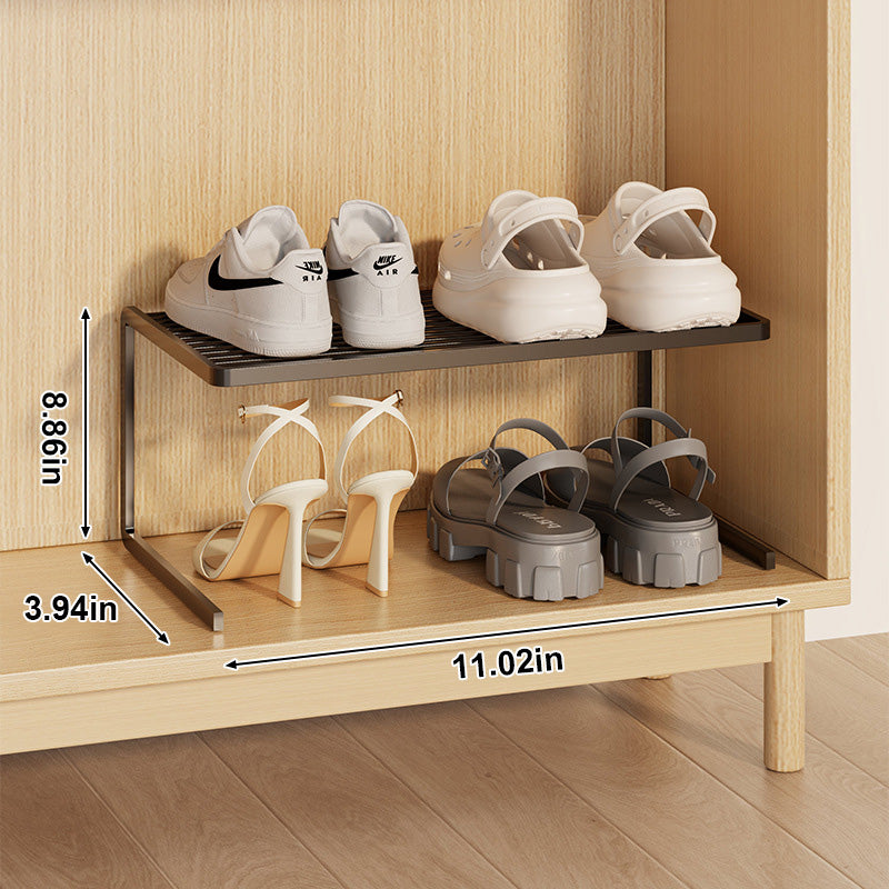 Premium Iron Shoe Shelf Organizer