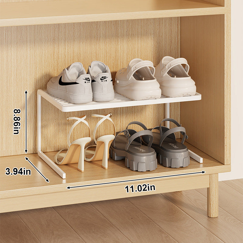 Premium Iron Shoe Shelf Organizer
