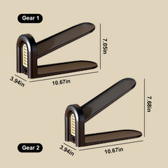 Premium Adjustable Double-Layer Shoe Stacker