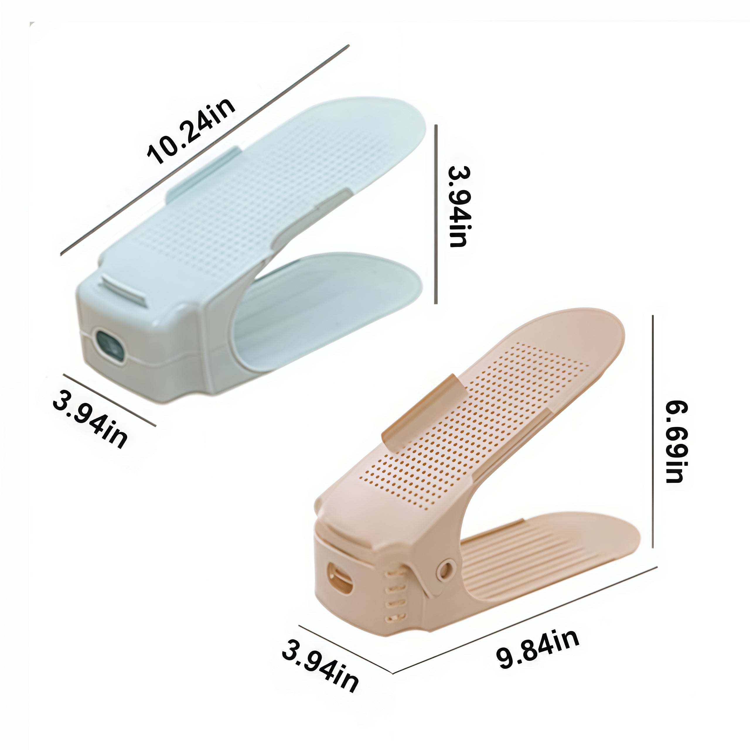 Premium Adjustable Shoe Stacker Organizer