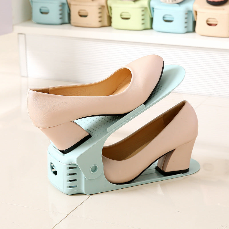 Premium Adjustable Shoe Stacker Organizer
