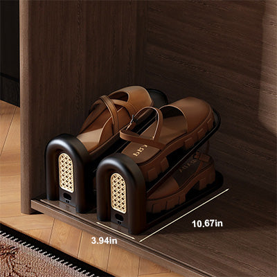 Premium Adjustable Double-Layer Shoe Stacker