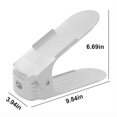 Premium Adjustable Shoe Stacker Organizer